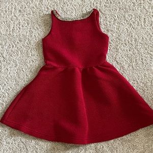 Laundry by Shelli Segal Red Dress with Rhinestones